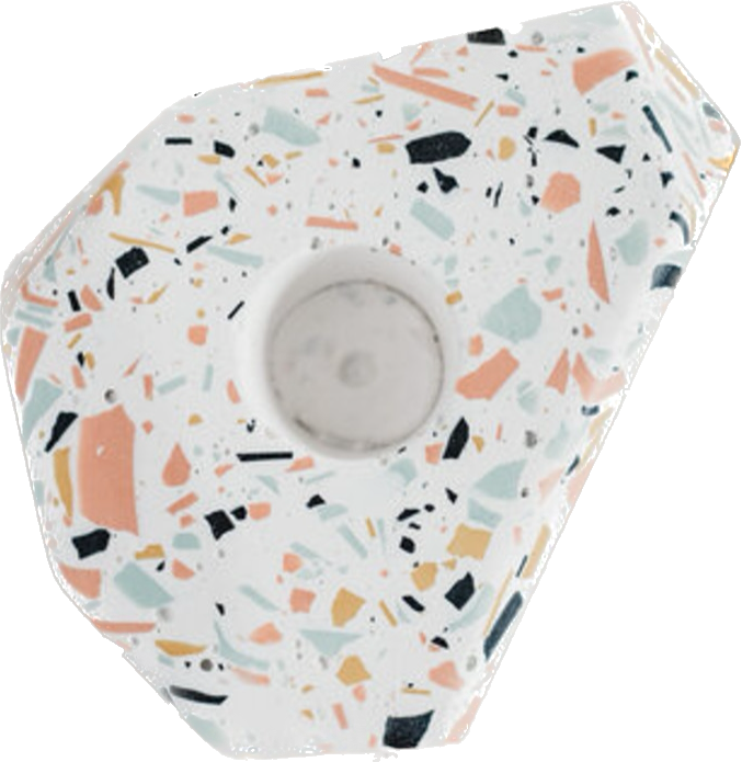 Badger & Birch Candle Holder - Speckle Terrazzo