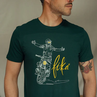 CAMISETA FIKA RULES GLAZED GREEN