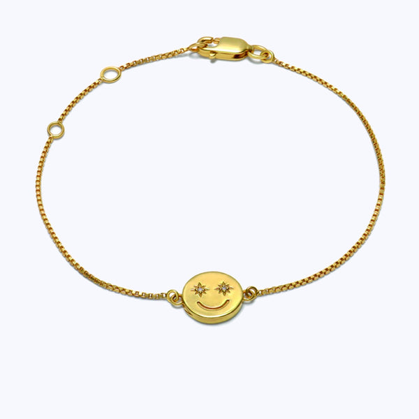 Mini Happy Face Bracelet