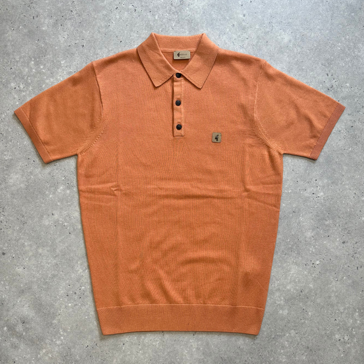 Vintage Jackson Knitted Polo - Sienna