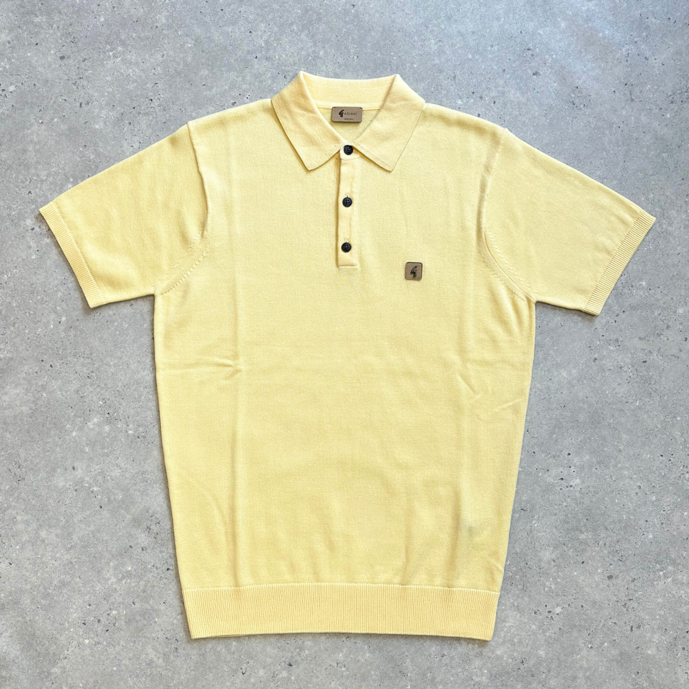 Vintage Jackson Knitted Polo - Butter