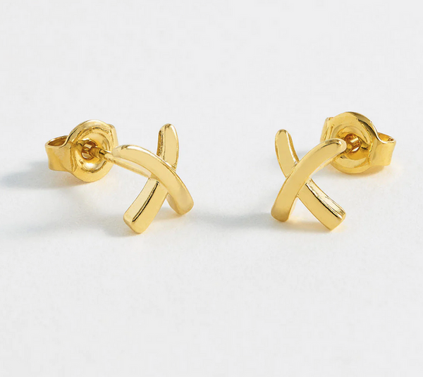 Estella Bartlett  Gold Kiss Stud Earrings