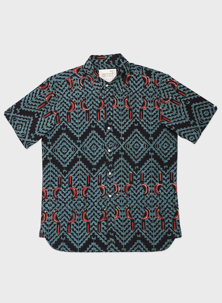 Sai Block Print Shirt