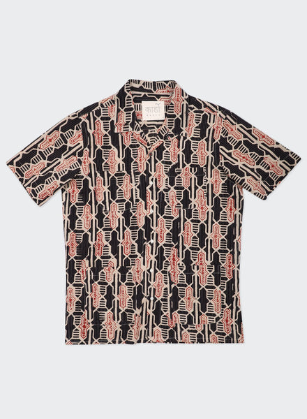 Alfred Block Print Shirt