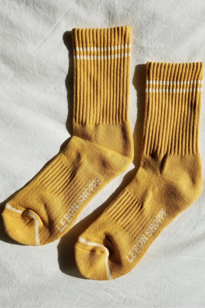 Boyfriend Socks - Butter