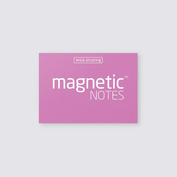 Tesla Amazing Small Magnetic Notes - Pink