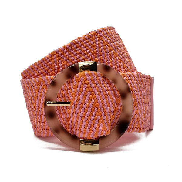 Nooki Design Kayleigh Belt In Pink And Orange
