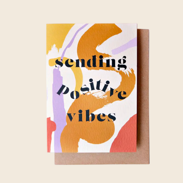 Sending Positive Vibes Card