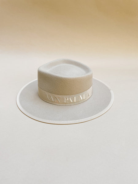 "Vantis" wool felt hat - Ivory