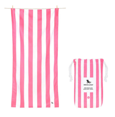 Dock & Bay Beach Towel X Large - Phi Phi Pink