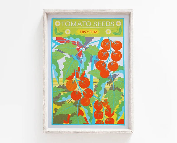 Tomato Risograph Print