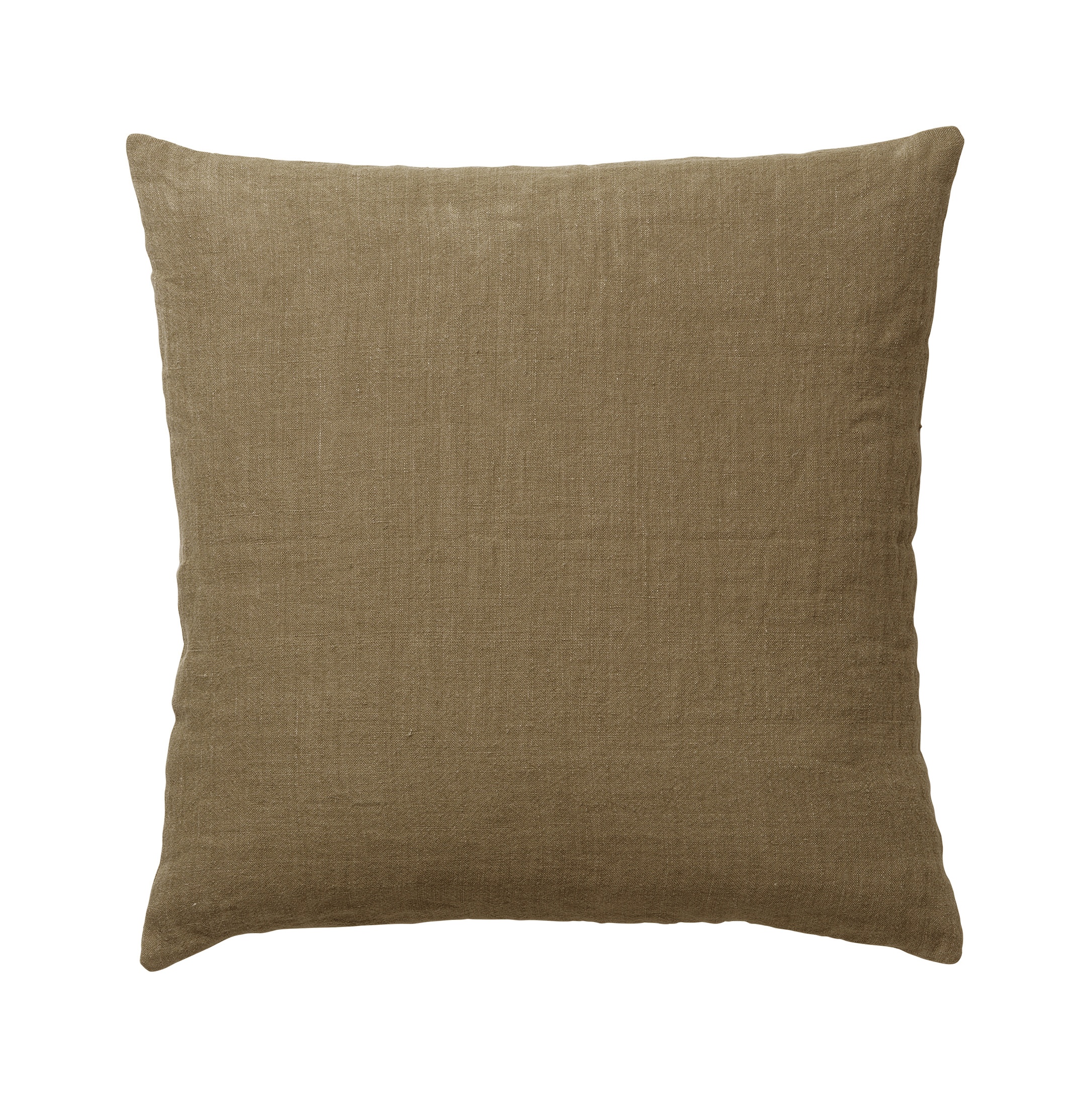 Cozy Living 50 x 50cm Mustard Linen Square Cushion