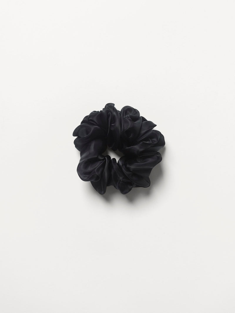 Black Organza Scrunchy