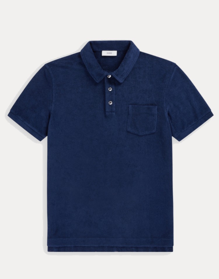 Closed - Polo - Terrycloth Jersey - Navy Blue