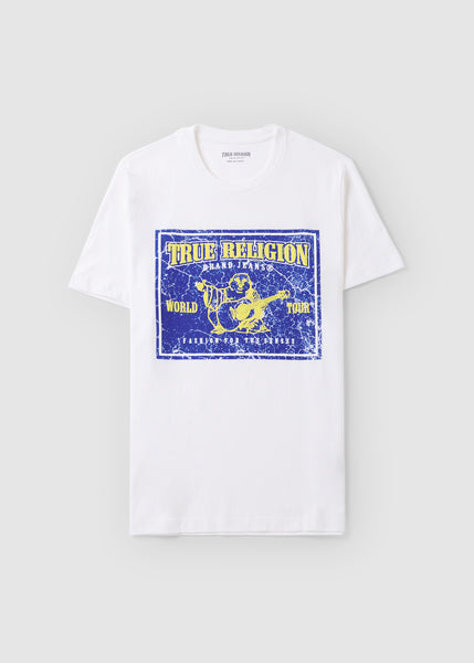 True Religion Men's Vintage Srs T-shirt In Optic White