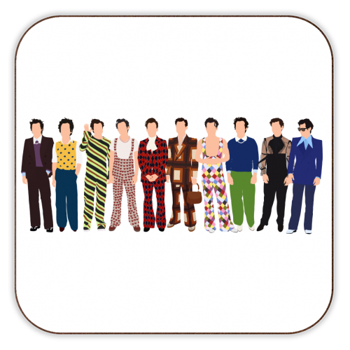 Artwow Harry Styles Outfits Coaster