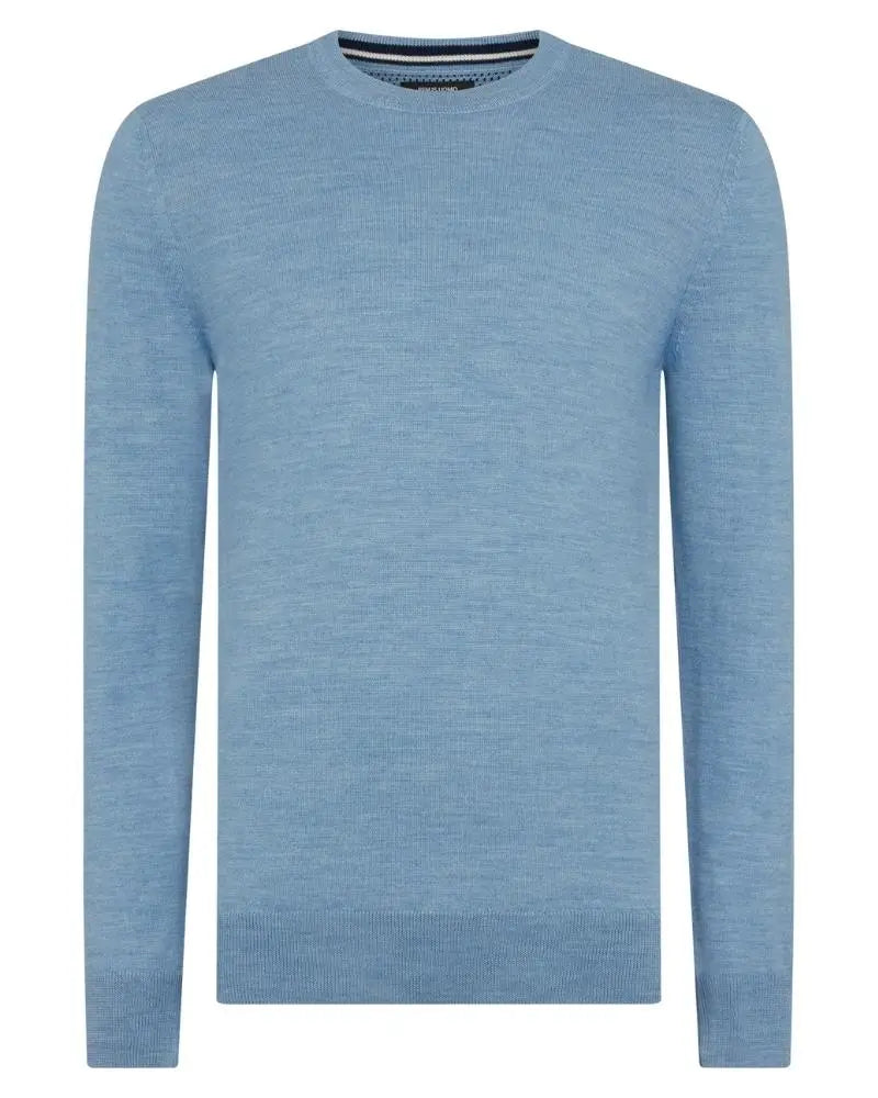 Crew Neck Jumper - Sky Blue