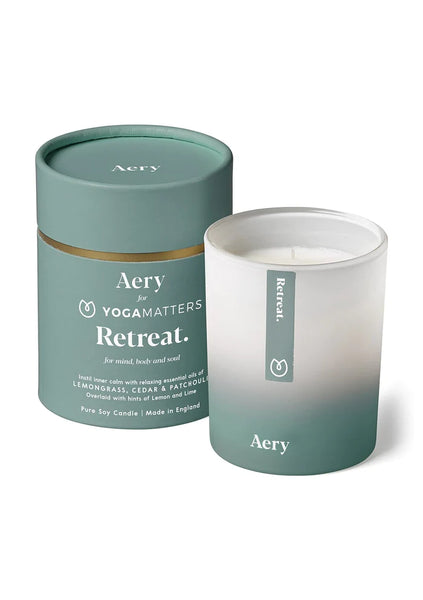 Retreat Scented Candle - Lemongrass Cedar & Patchouli