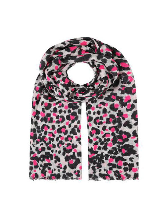 Cashmere Wrap Woven Leopard Agate Scarf