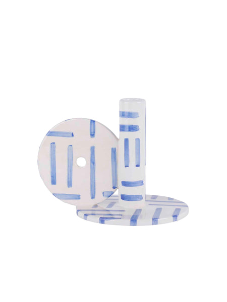 Jaime Candle Holder - Stripe Safari