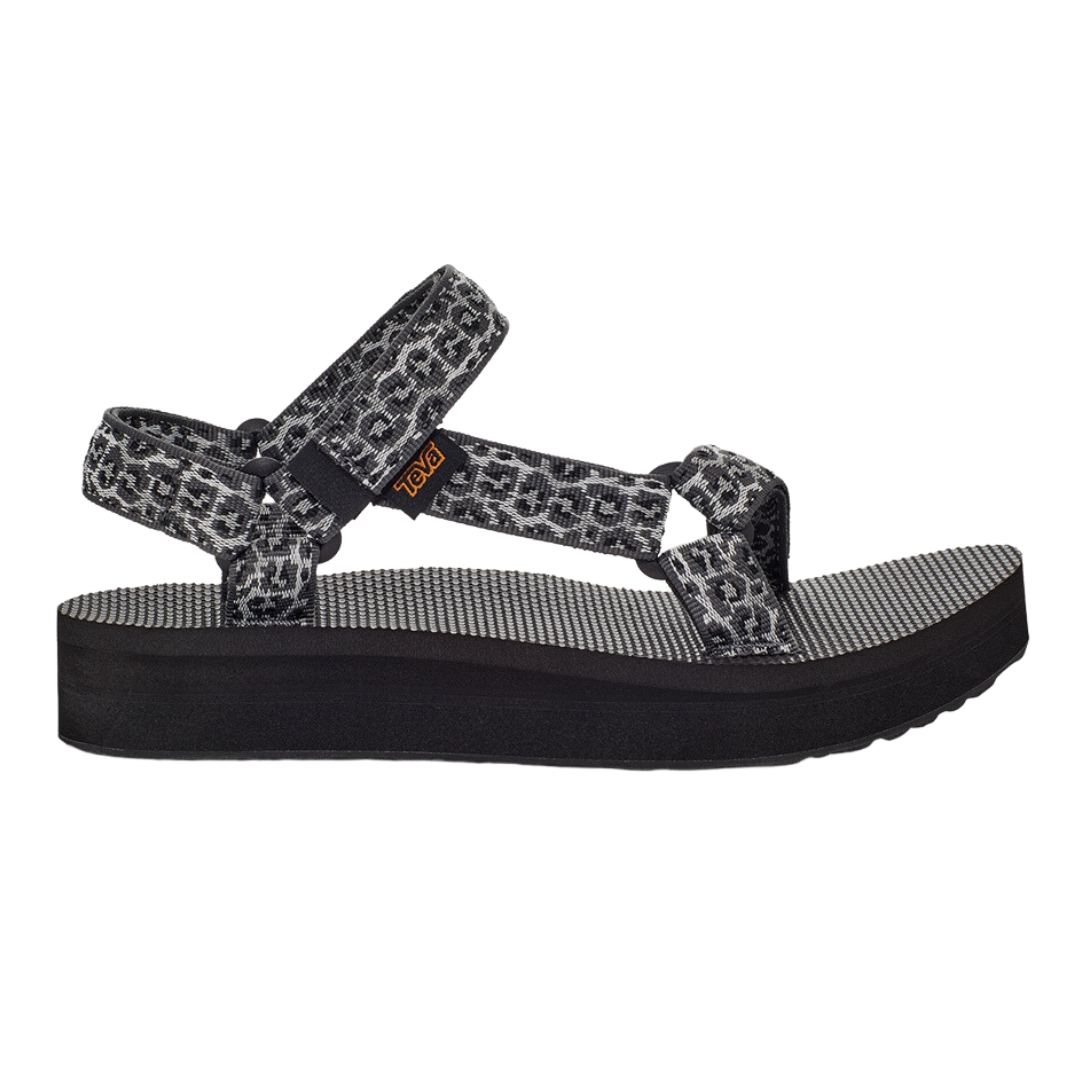 Midform Universal Dorinda White Black Sandals