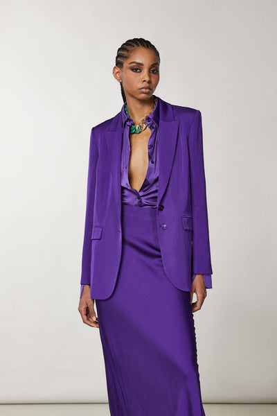 Two-button Blazer - Sexy Violet