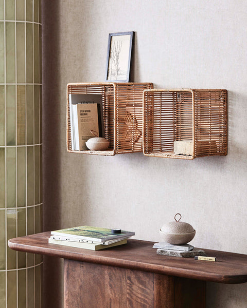 Natural Wicker Storage Set