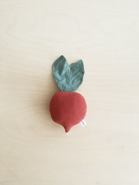 Soft Beetroot Rattle