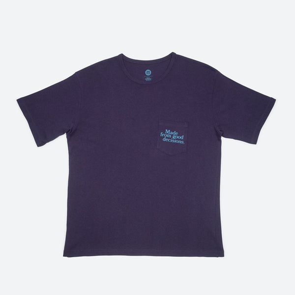 Camiseta Pocket Tee - Evening Blue/Cerulean