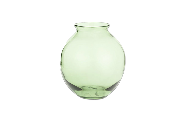 Vanita Green Vase - Wide