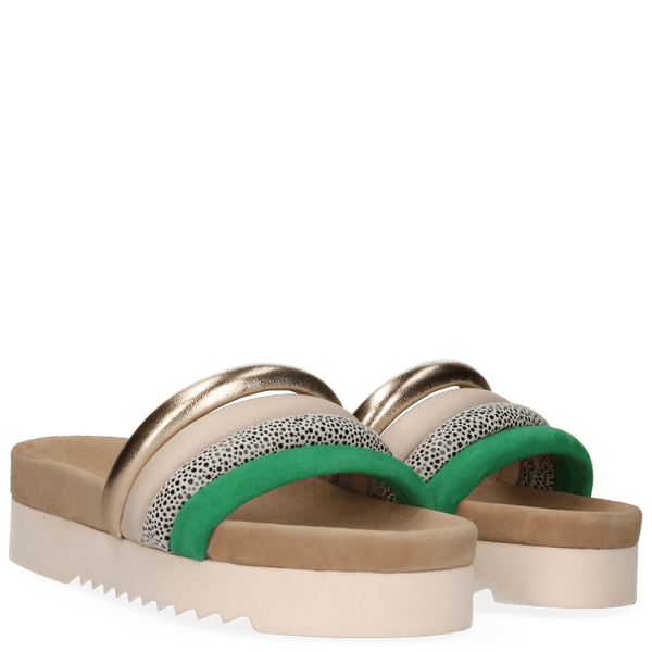 Maruti Footwear Green Bali Slide