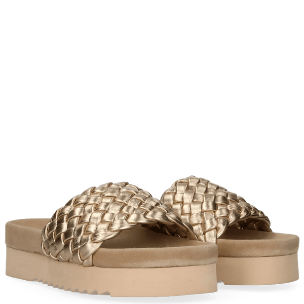 Maruti Footwear Gold Billy Slides