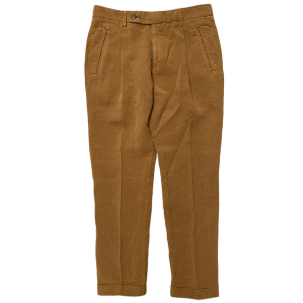 Lyocell Linen Chino Pants In Cumin