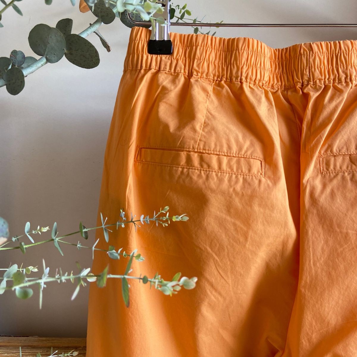 ICHI Pantalon Ample Orange