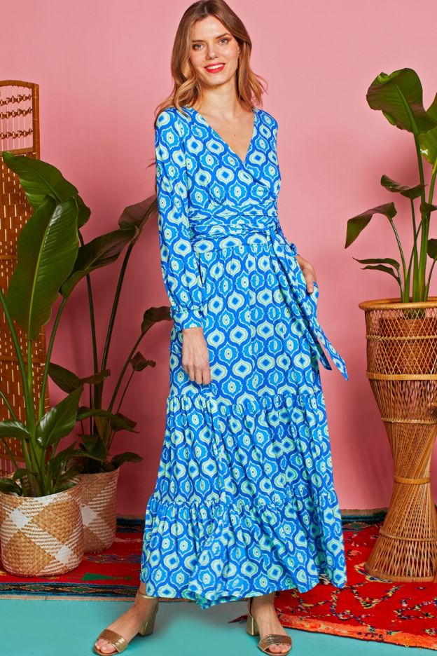 Eye Blue Faye Maxi Dress