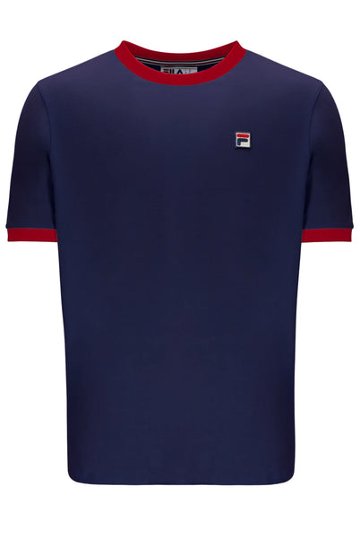 Marconi Tee Navy/ Equestrian Red