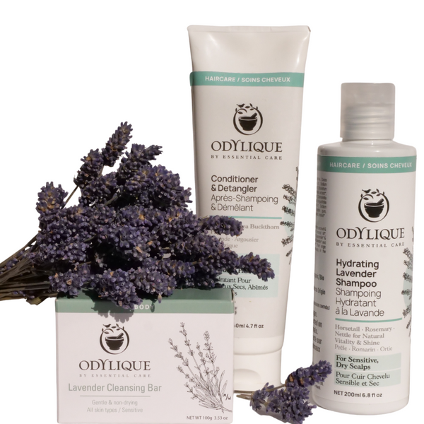 Lavender Bath Body & Hair Gift Set