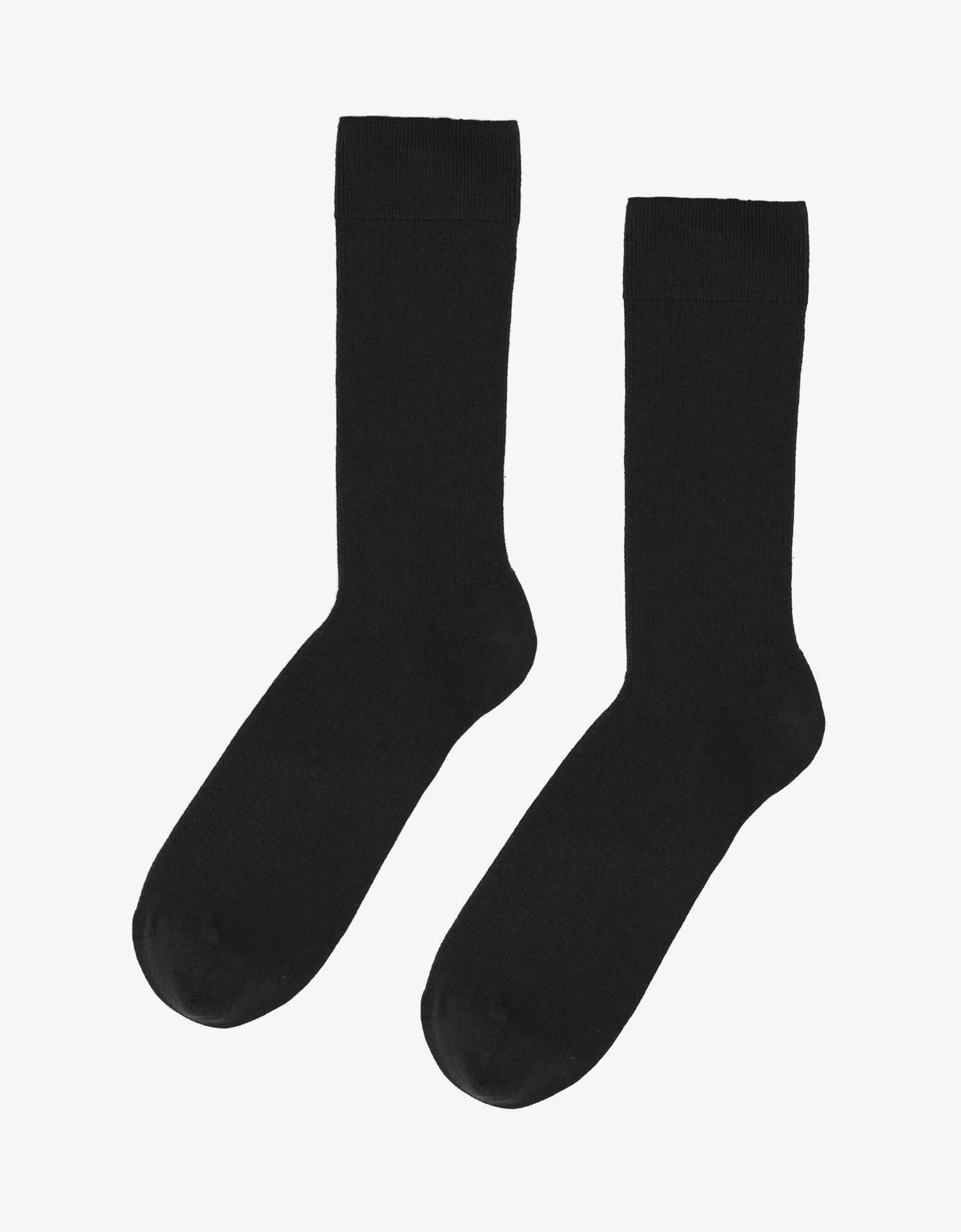 Deep Black Classic Organic Socks