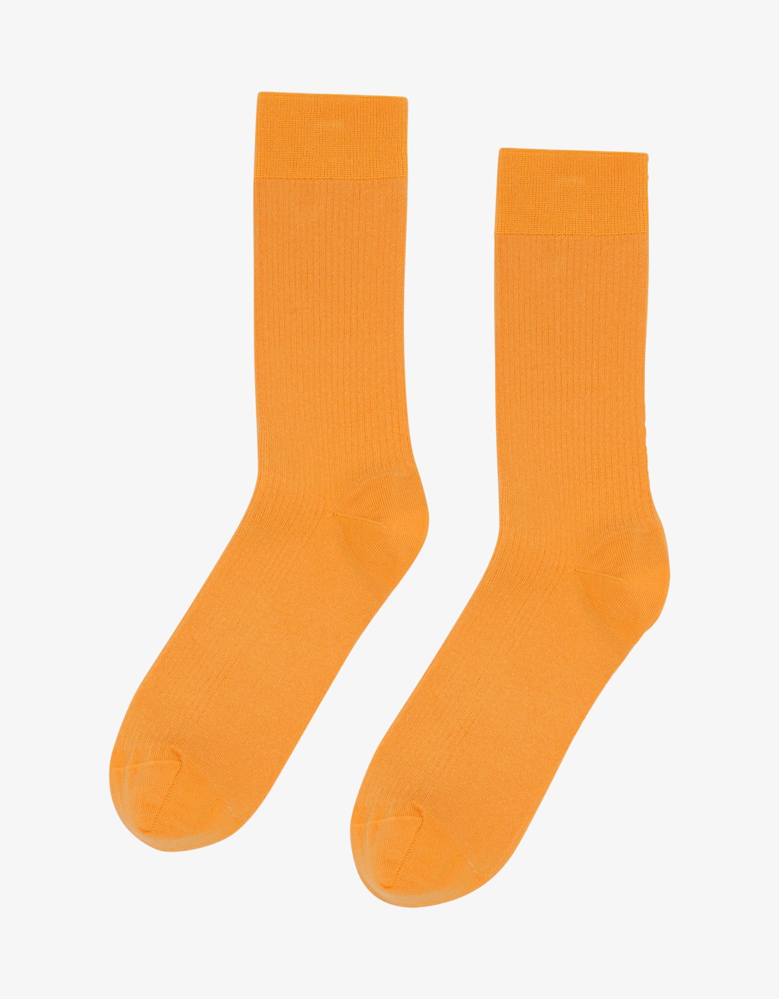 Sunny Orange Classic Organic Socks