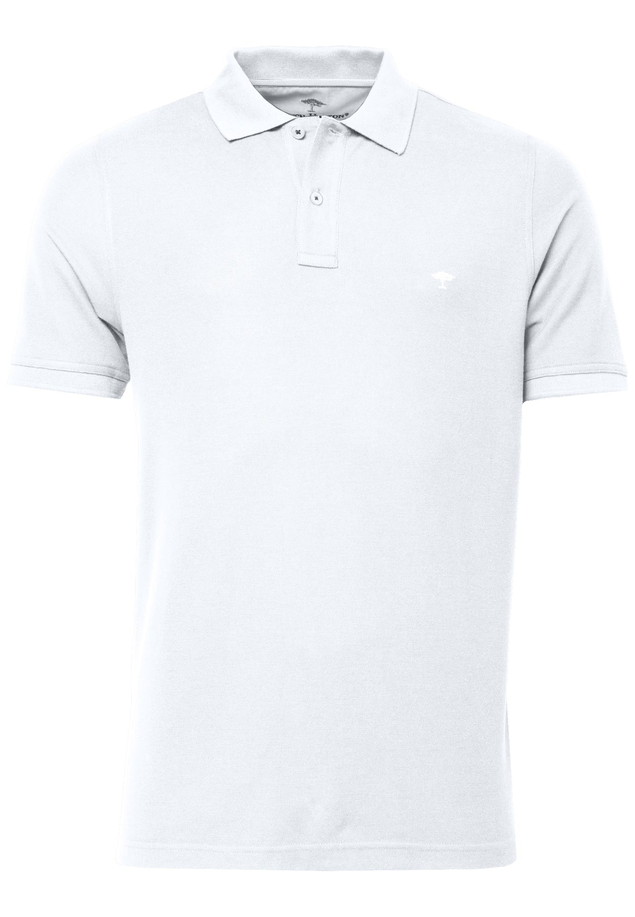 White Cotton Polo Shirt