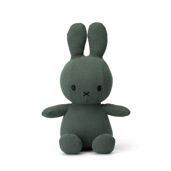 Small Bunny Sitting Mousseline Plush Green