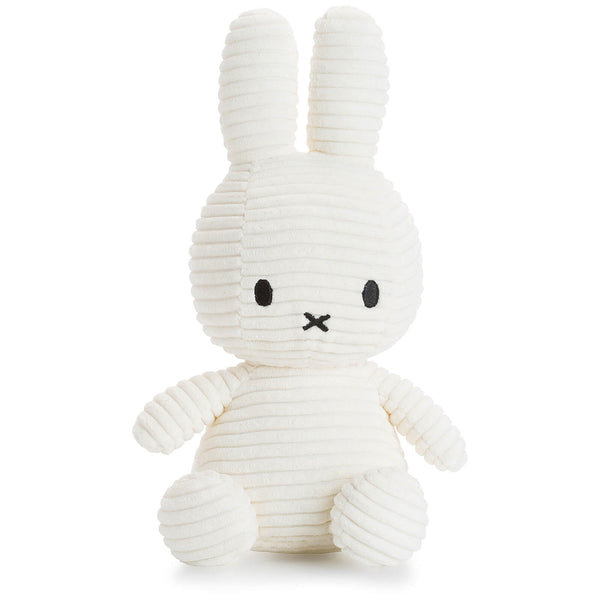 Medium Bunny Plush Corduroy White