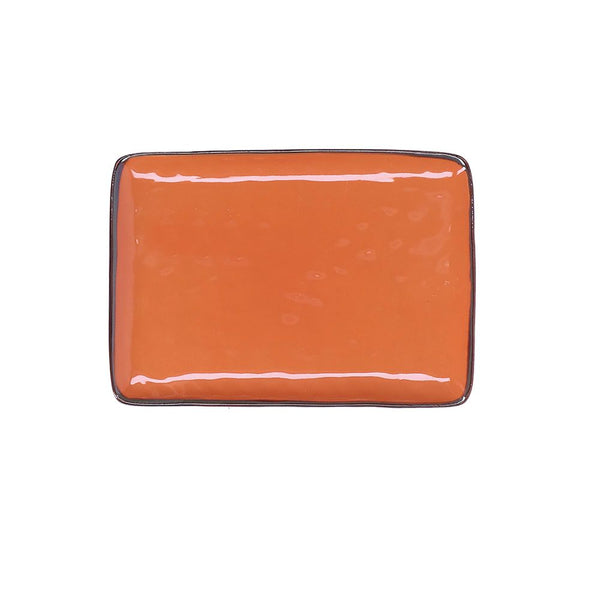 Rose And Tulipani - Concerto Orange Arancione Rectangular Tray 27x19cm