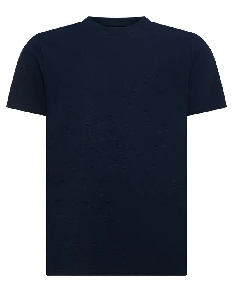 Remus Uomo Textured T-shirt - Navy