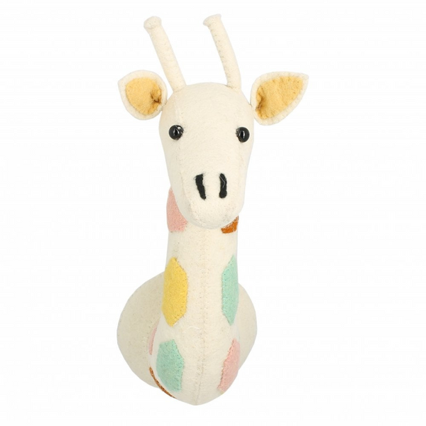 Mini : Natural Pastel Giraffe Head