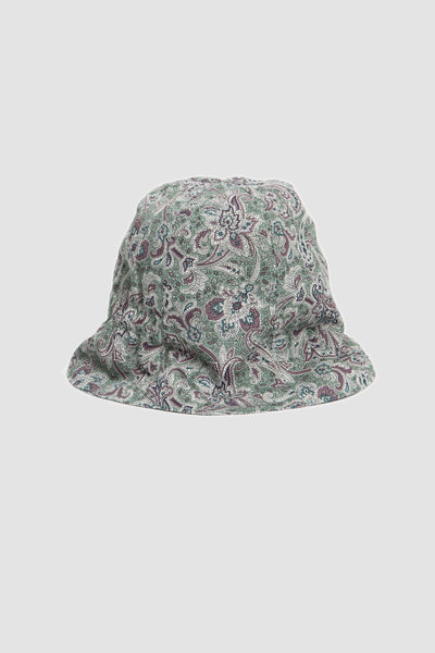 Tulip Hat Lime Paisley