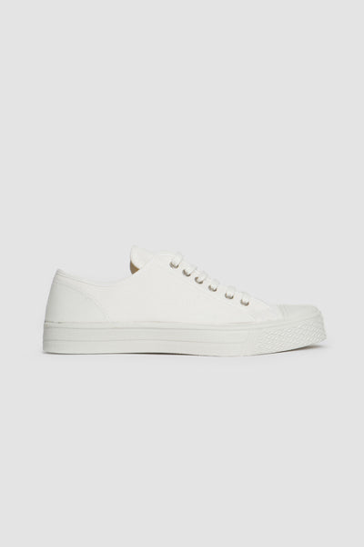US Rubber Military Low Top White Shoes