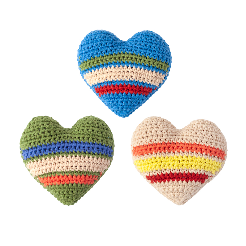 Crochet Heart Rattle