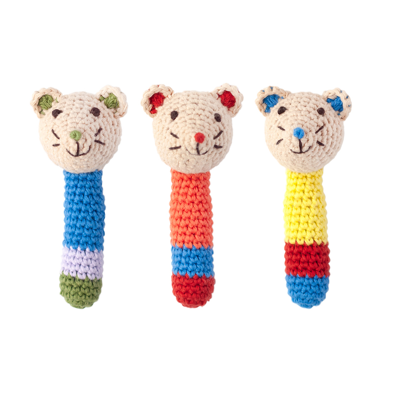 Crochet Mouse Rattle