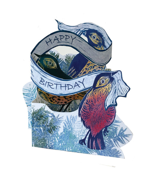 Happy Birthday Branch Birds Card